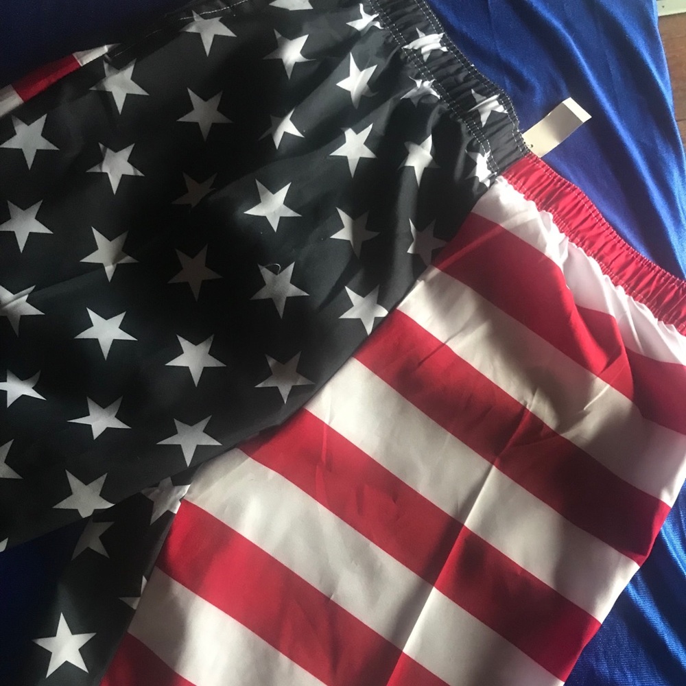 NWT Patriotic Swim Shorts